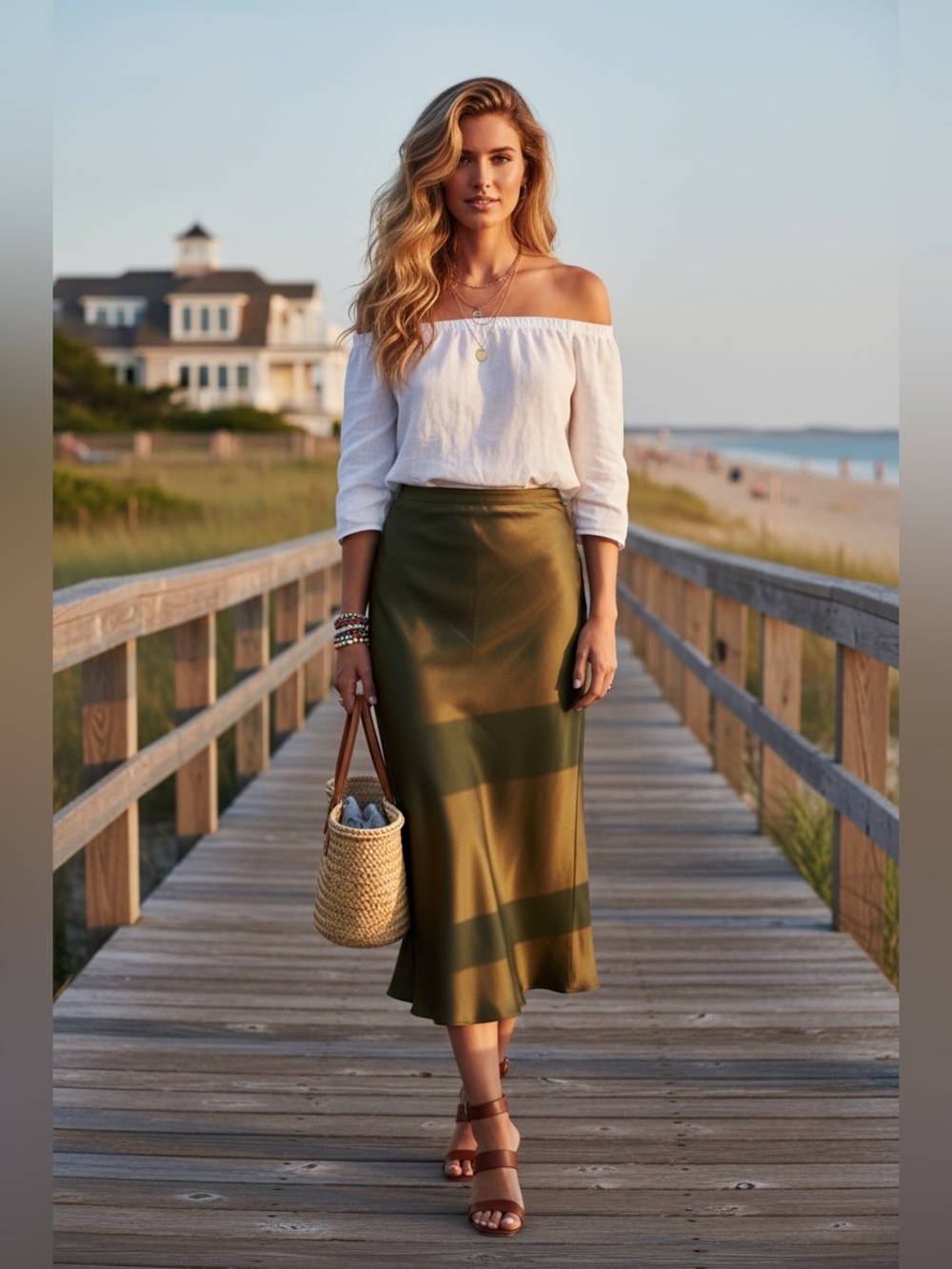 Lauren By Ralph Lauren Satin Charmeuse Midi Skirt|Size16|NWT|$195 MSRP